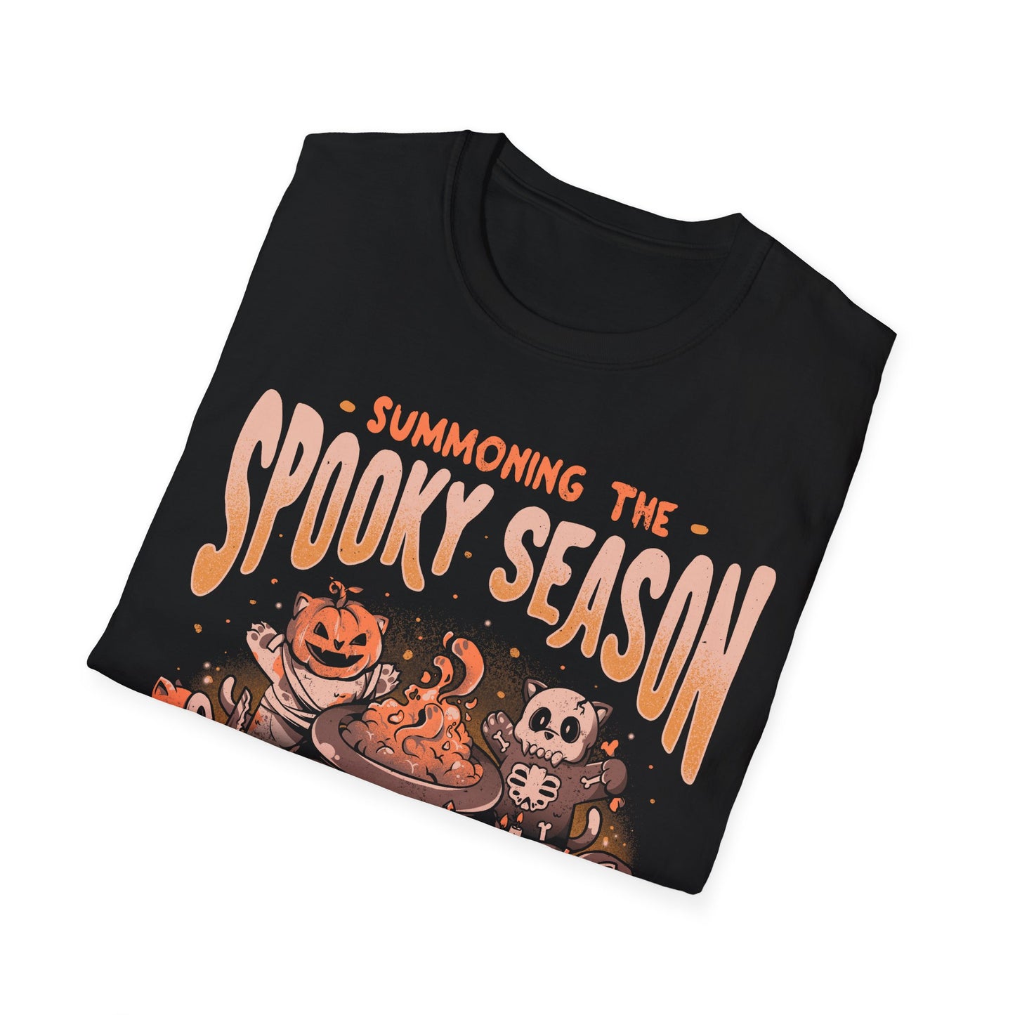 Summoning the Spooky Season – Halloween Ritual T-Shirt