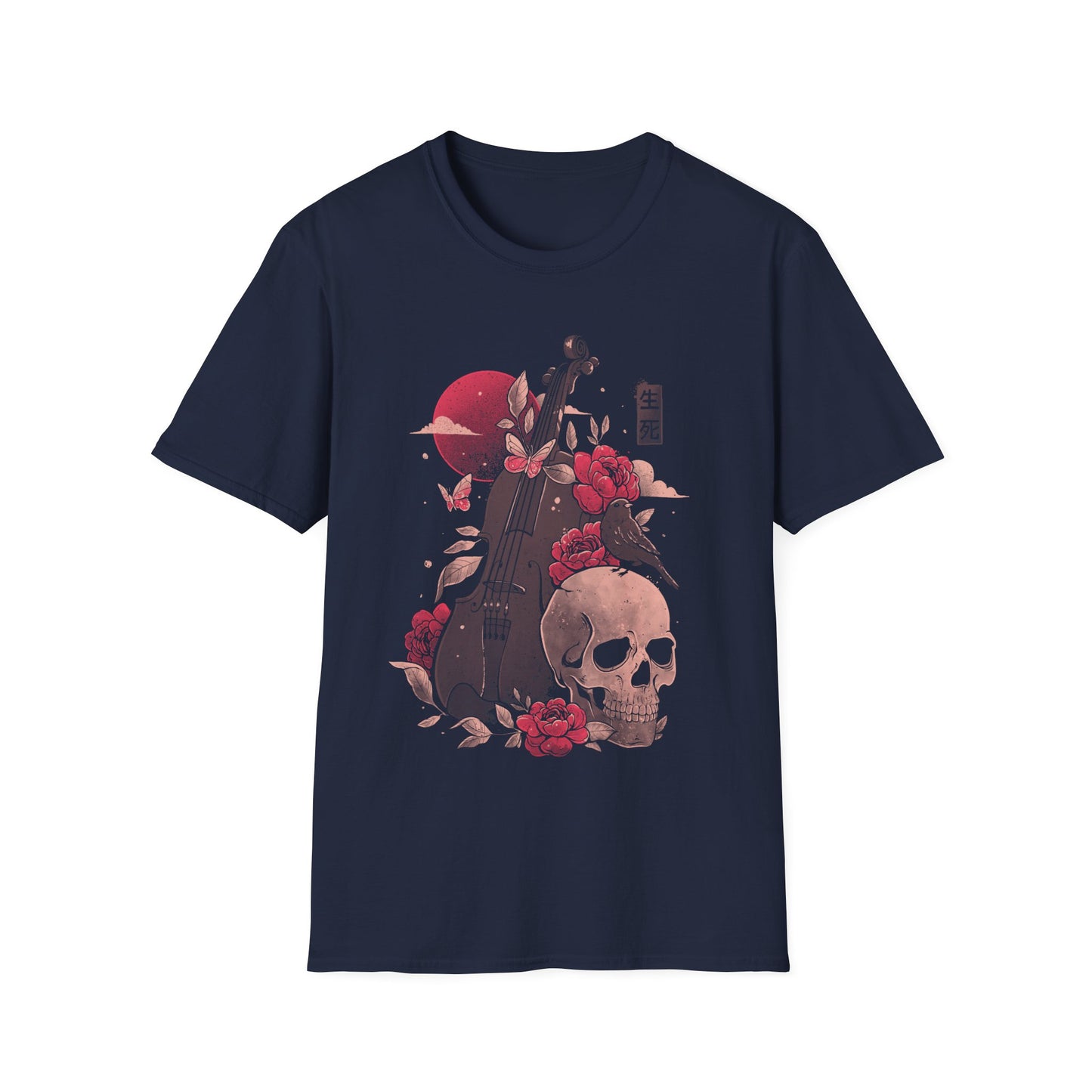 Death and Music – Cello Skull T-Shirt
