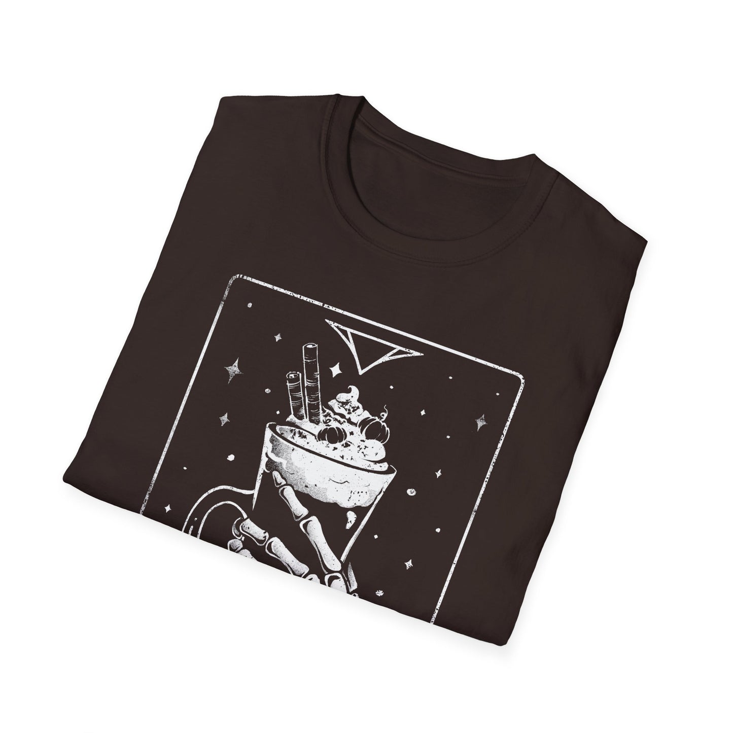 The Latte - Skeleton Tarot Card T-Shirt