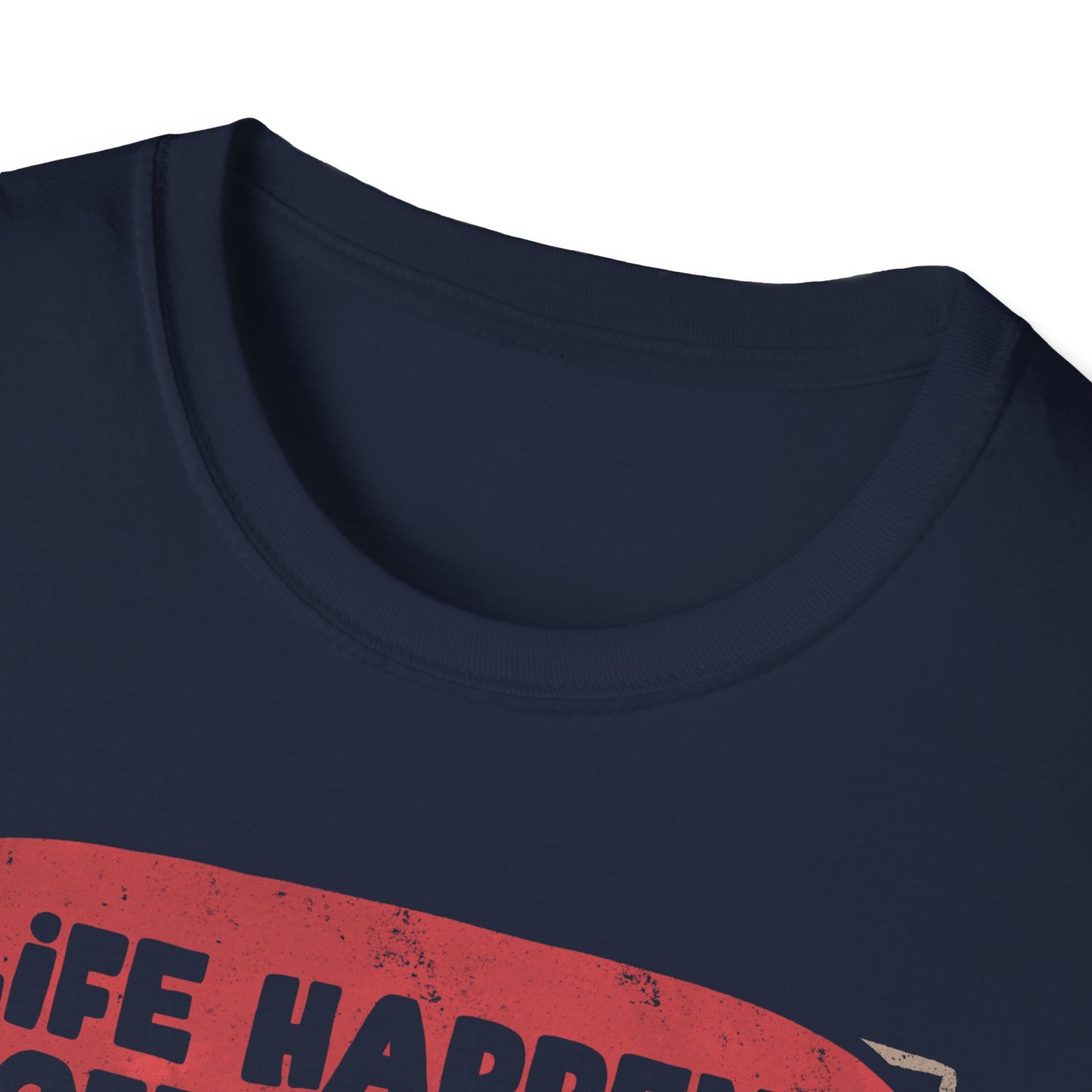 Life Happens, Coffee Helps – Funny Grim Reaper Coffee Lover T-Shirt