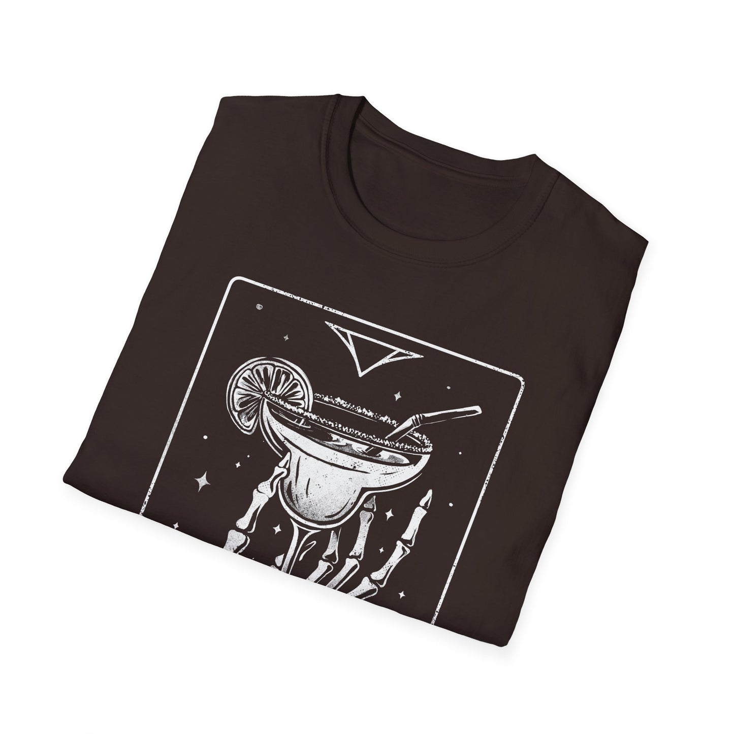The Margarita - Skeleton Tarot Card T-Shirt