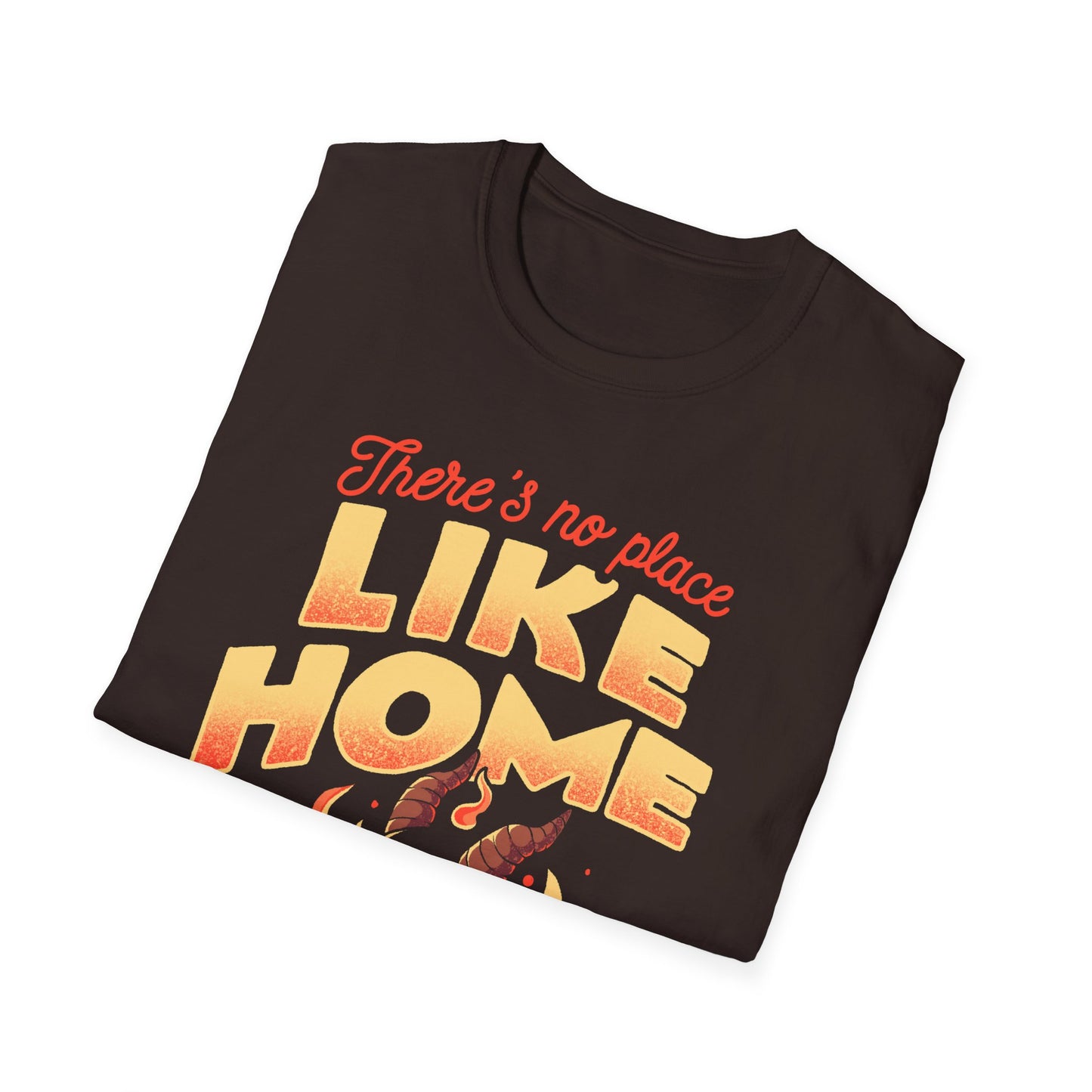 There's No Place Like Home – Baphomet Goat & Coffee in Hellfire T-Shirt
