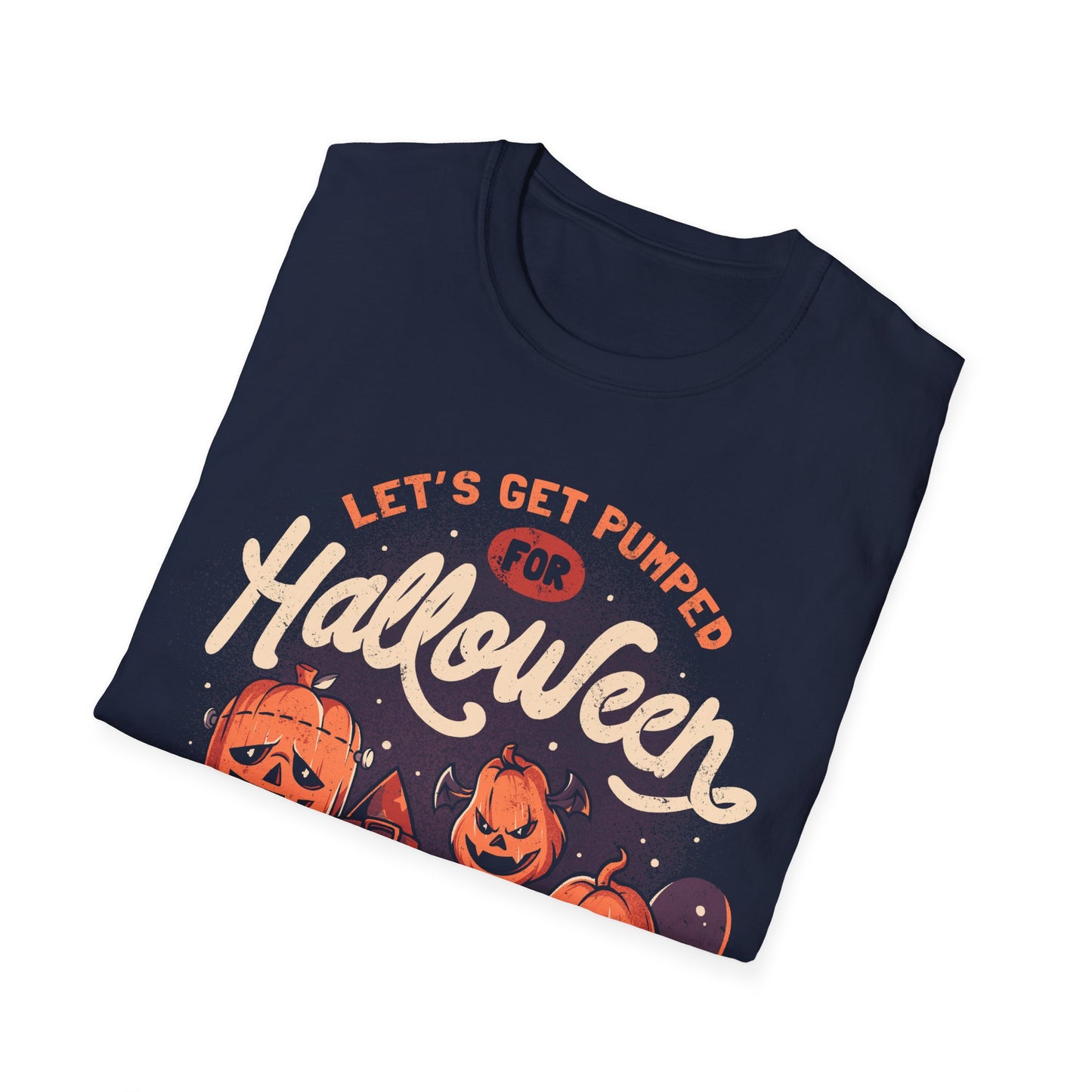 Pumped for Halloween – Funny Pumpkin T-Shirt