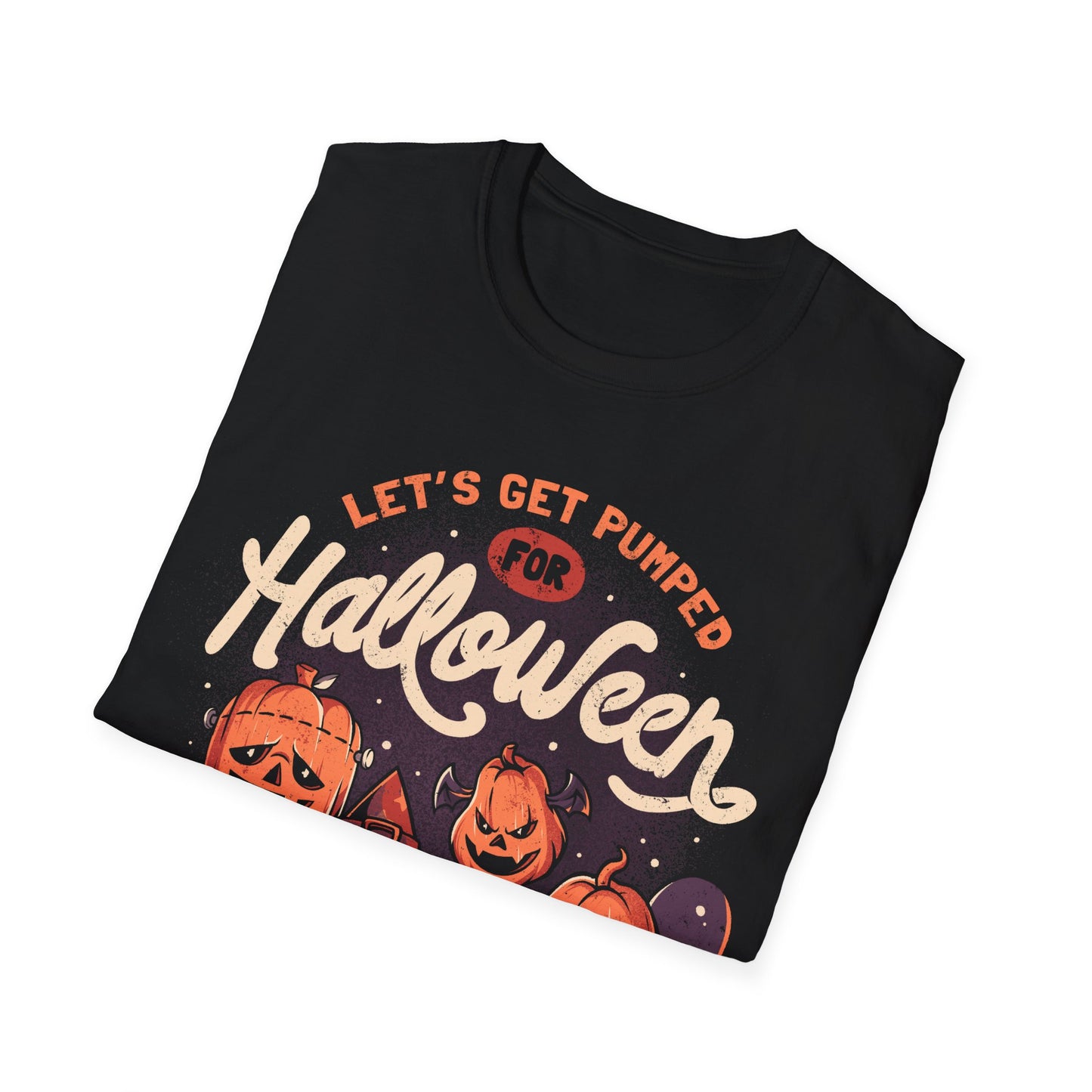 Pumped for Halloween – Funny Pumpkin T-Shirt