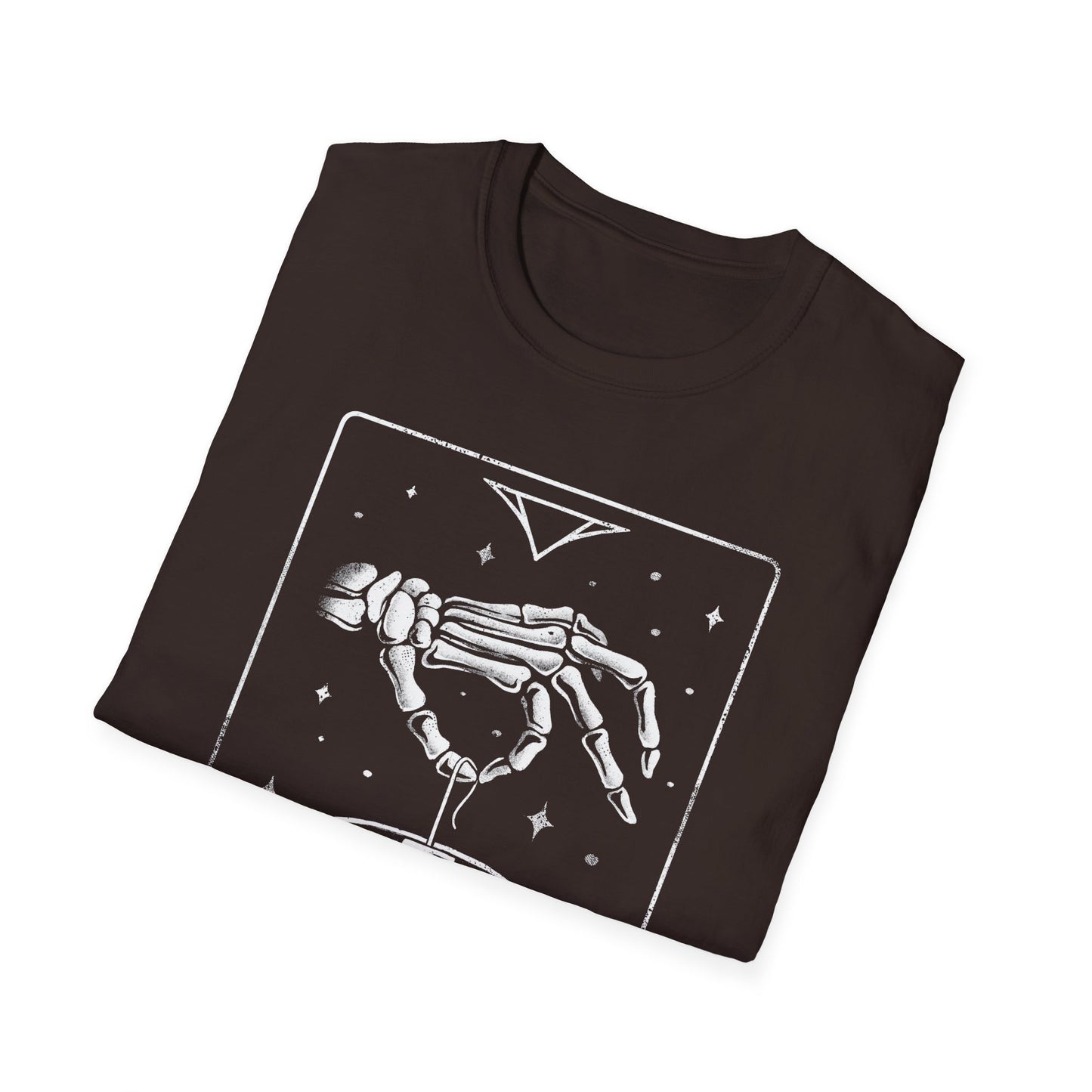 The Tea - Skeleton Tarot Card T-Shirt