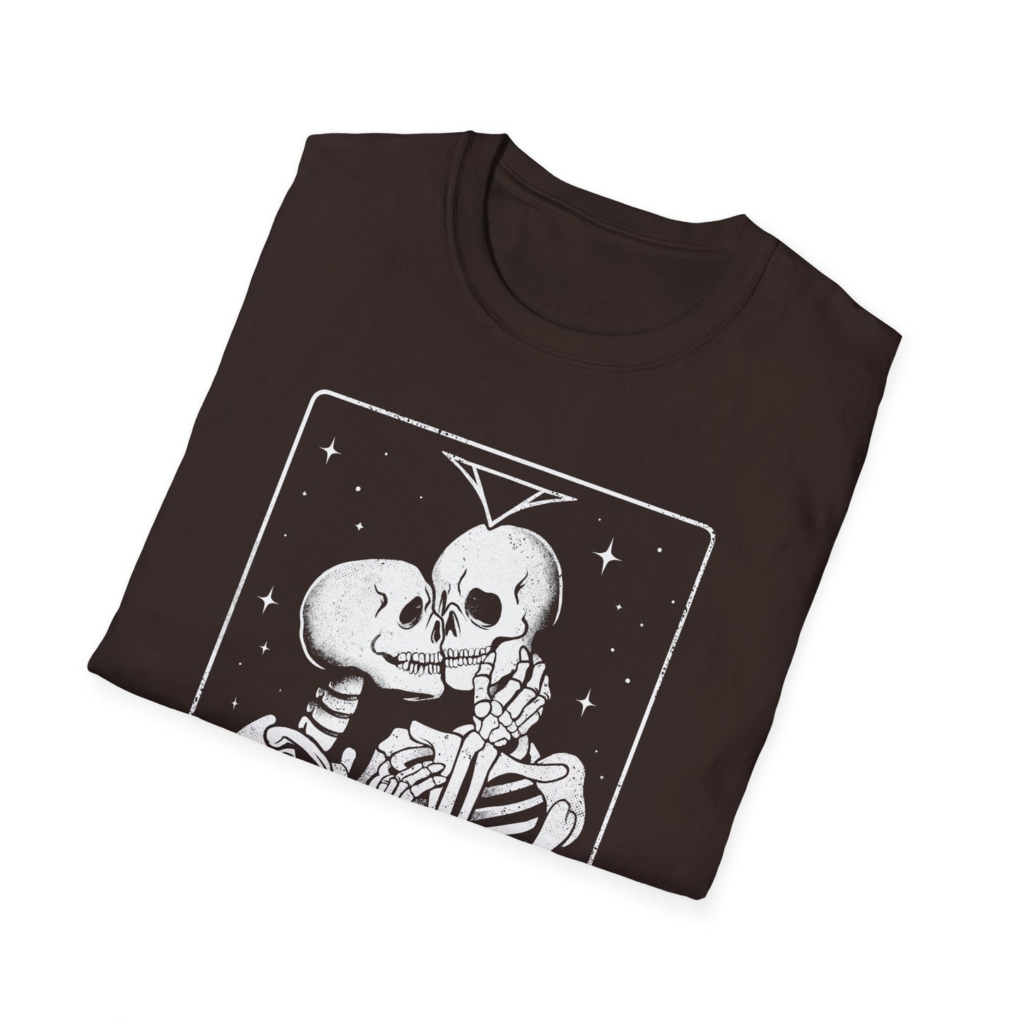 The Lovers – Skeleton Couple Tarot Card T-Shirt