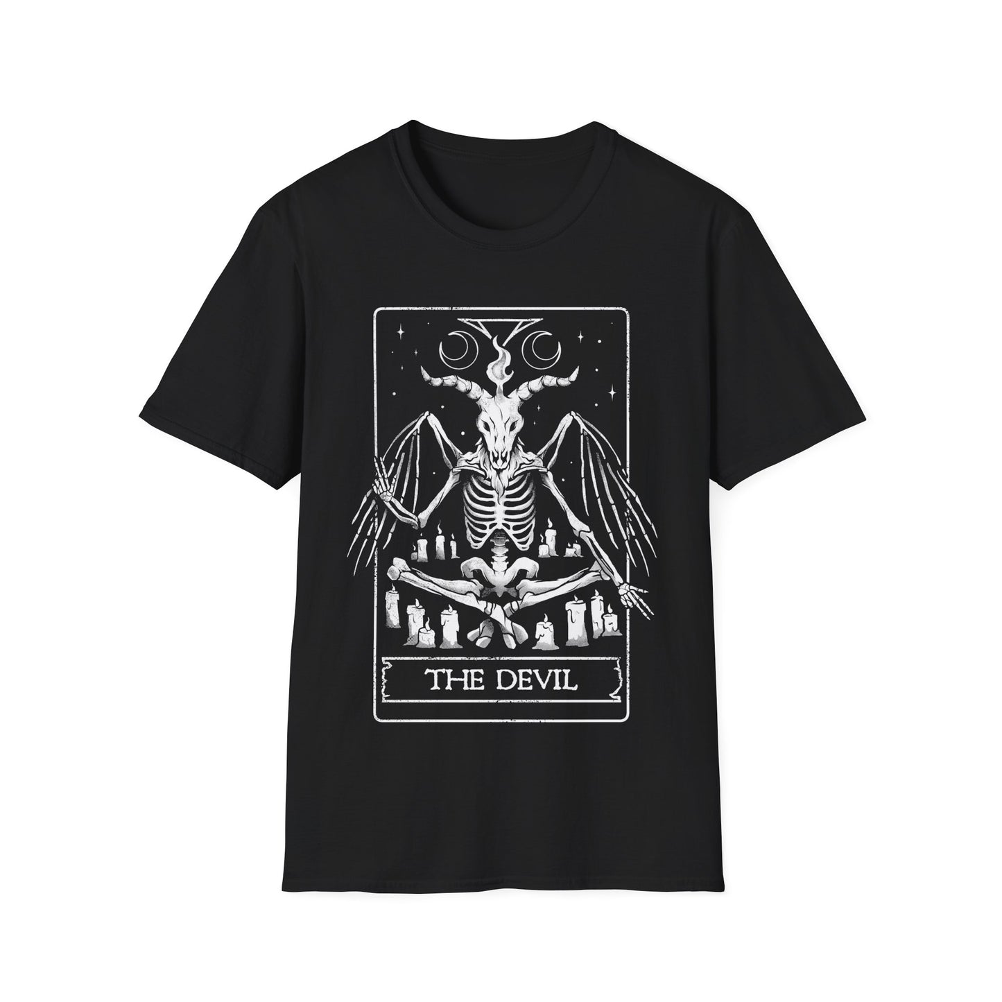 The Devil — Baphomet Tarot Card T-Shirt