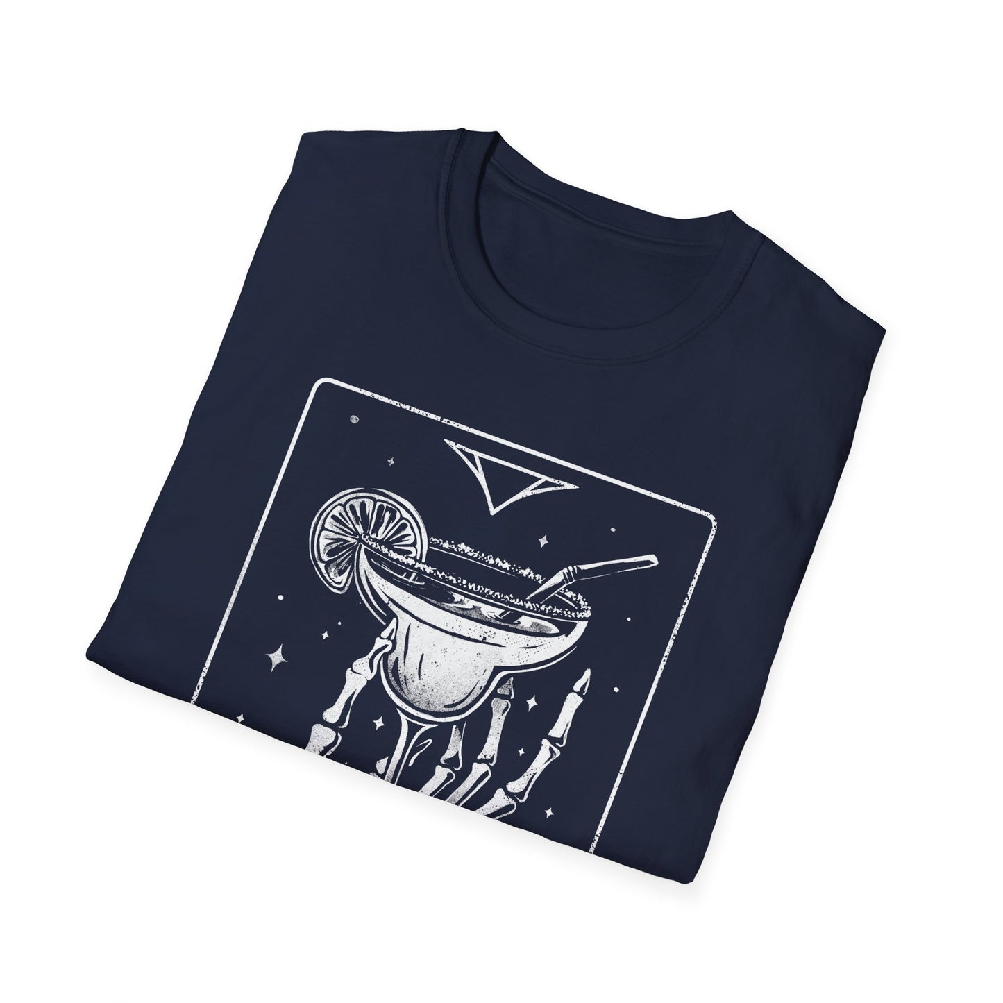 The Margarita - Skeleton Tarot Card T-Shirt