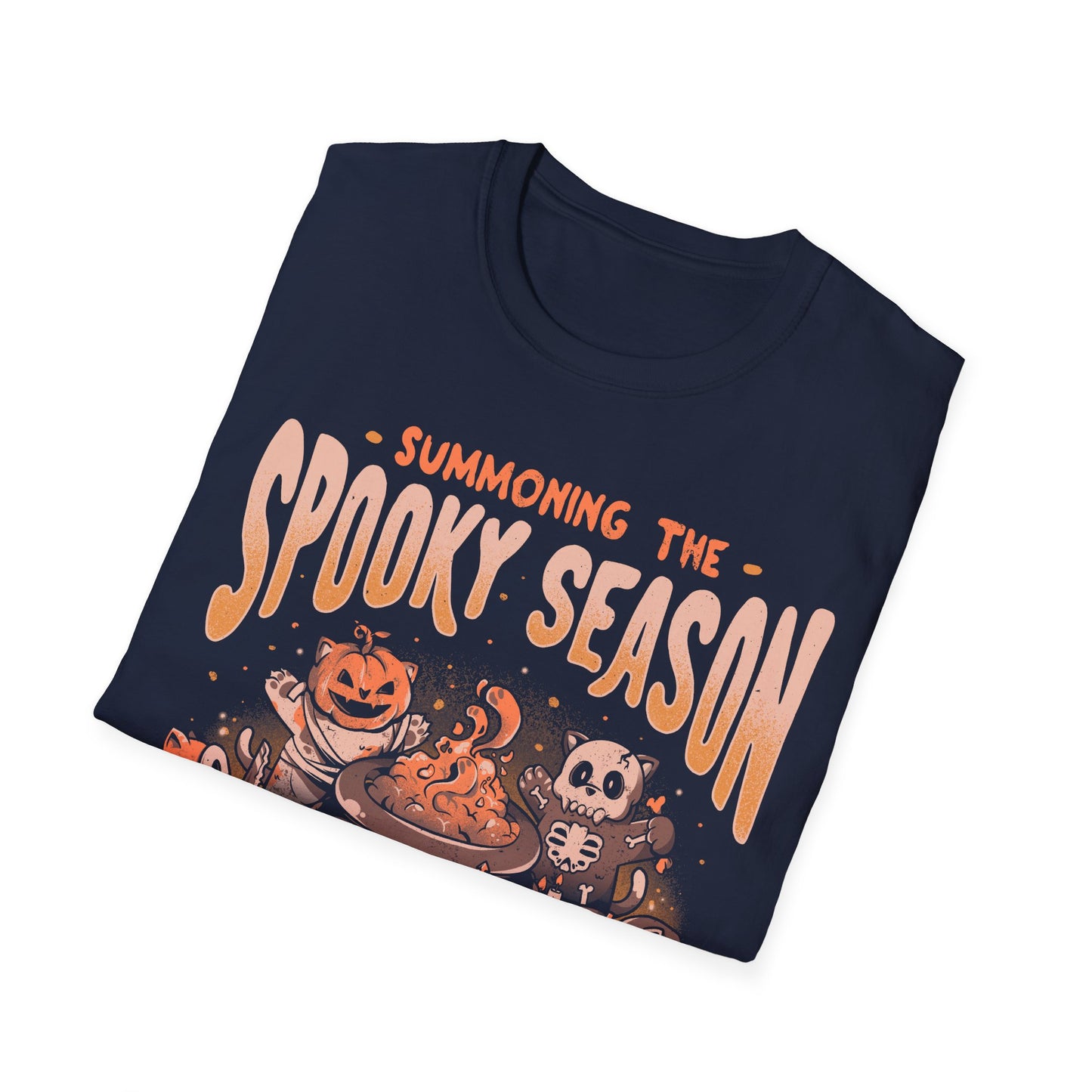 Summoning the Spooky Season – Halloween Ritual T-Shirt