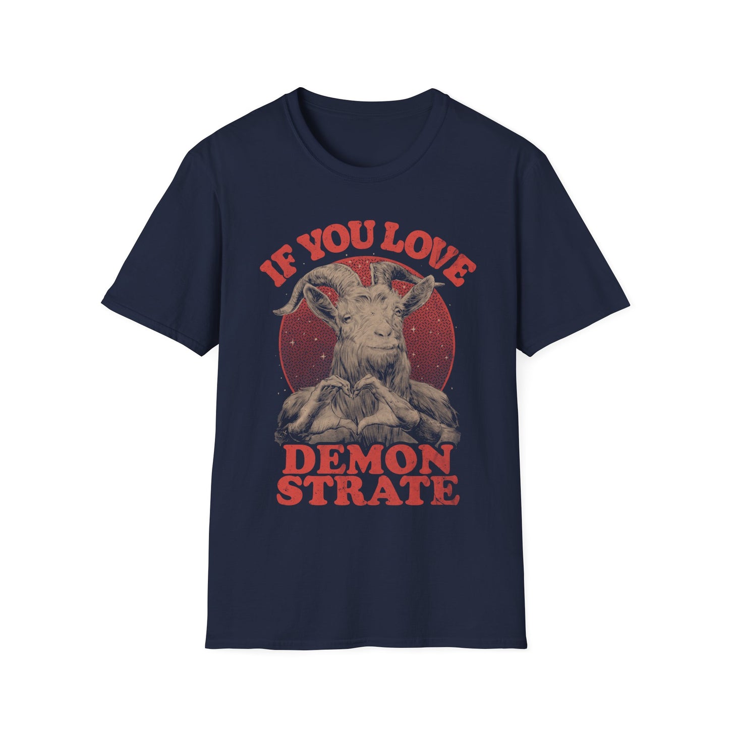 Demonstrate Love - Funny Heart Devil T-Shirt