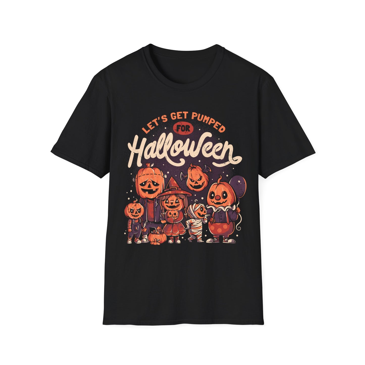 Pumped for Halloween – Funny Pumpkin T-Shirt