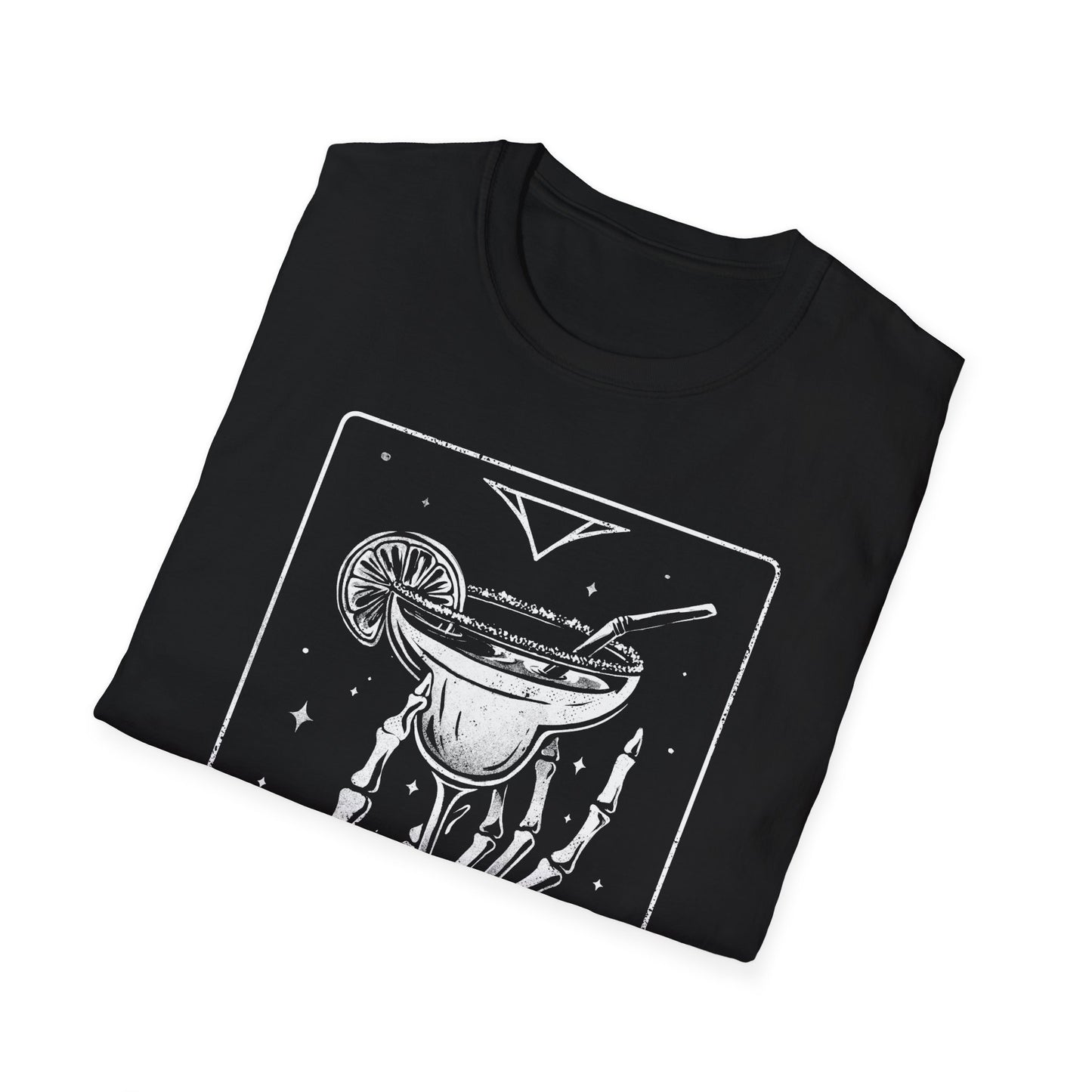 The Margarita - Skeleton Tarot Card T-Shirt