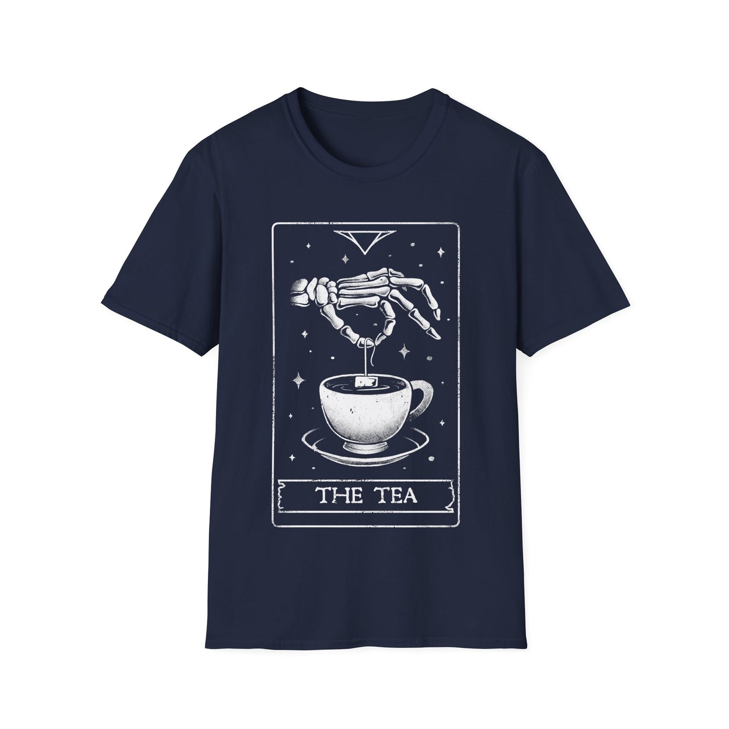 The Tea - Skeleton Tarot Card T-Shirt