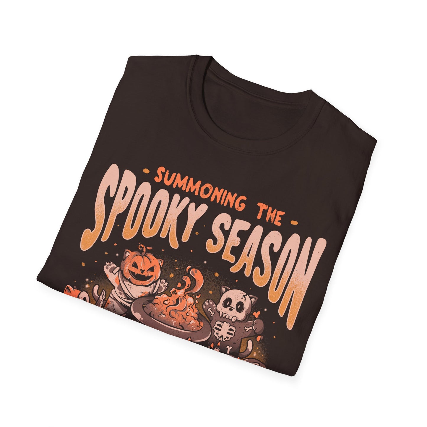 Summoning the Spooky Season – Halloween Ritual T-Shirt