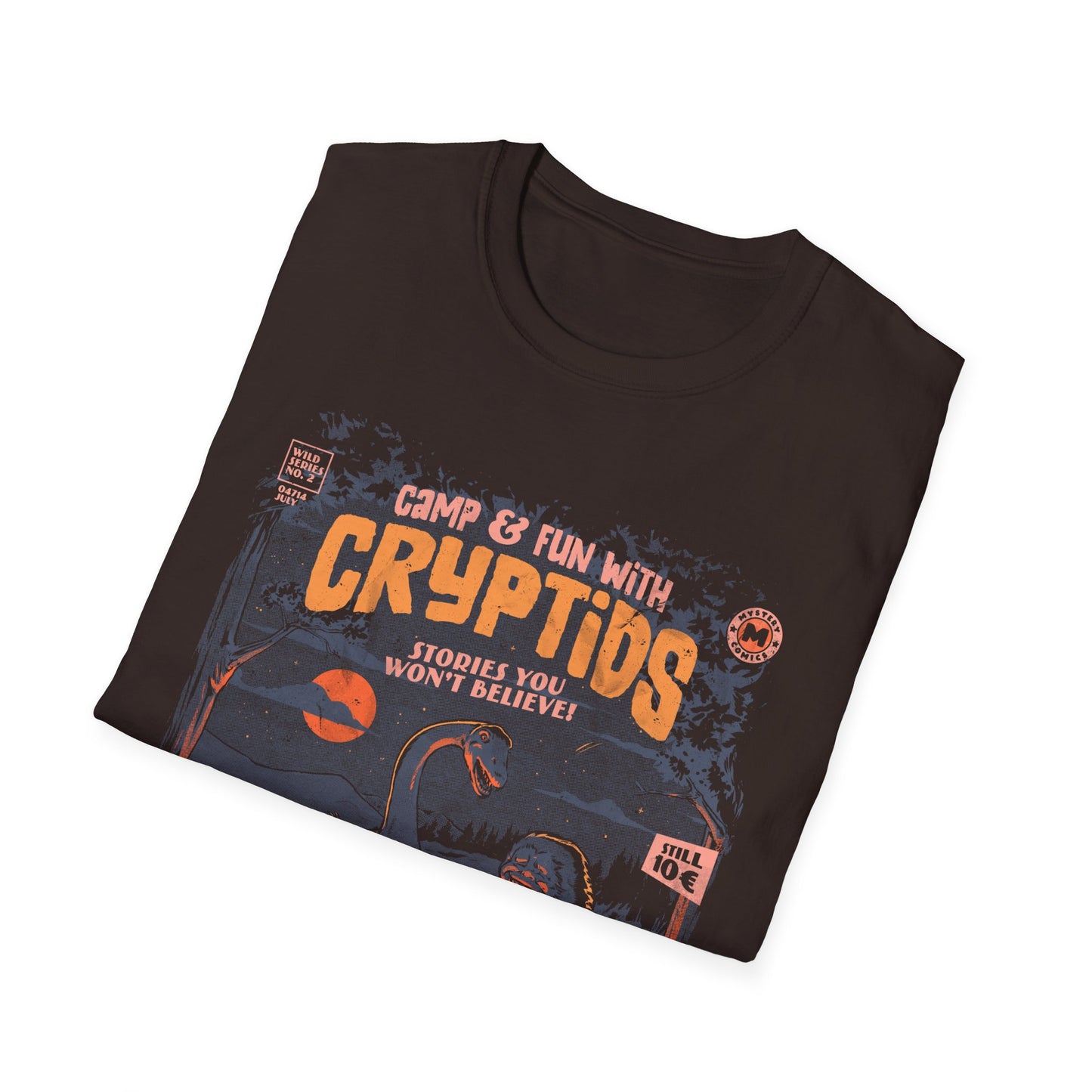 Cryptids Camp - Retro Poster T-Shirt