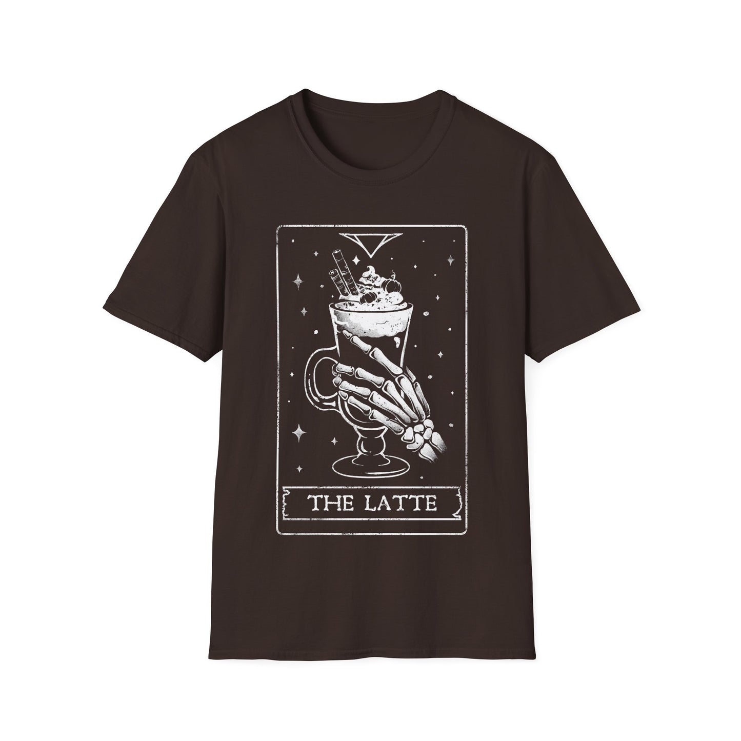 The Latte - Skeleton Tarot Card T-Shirt