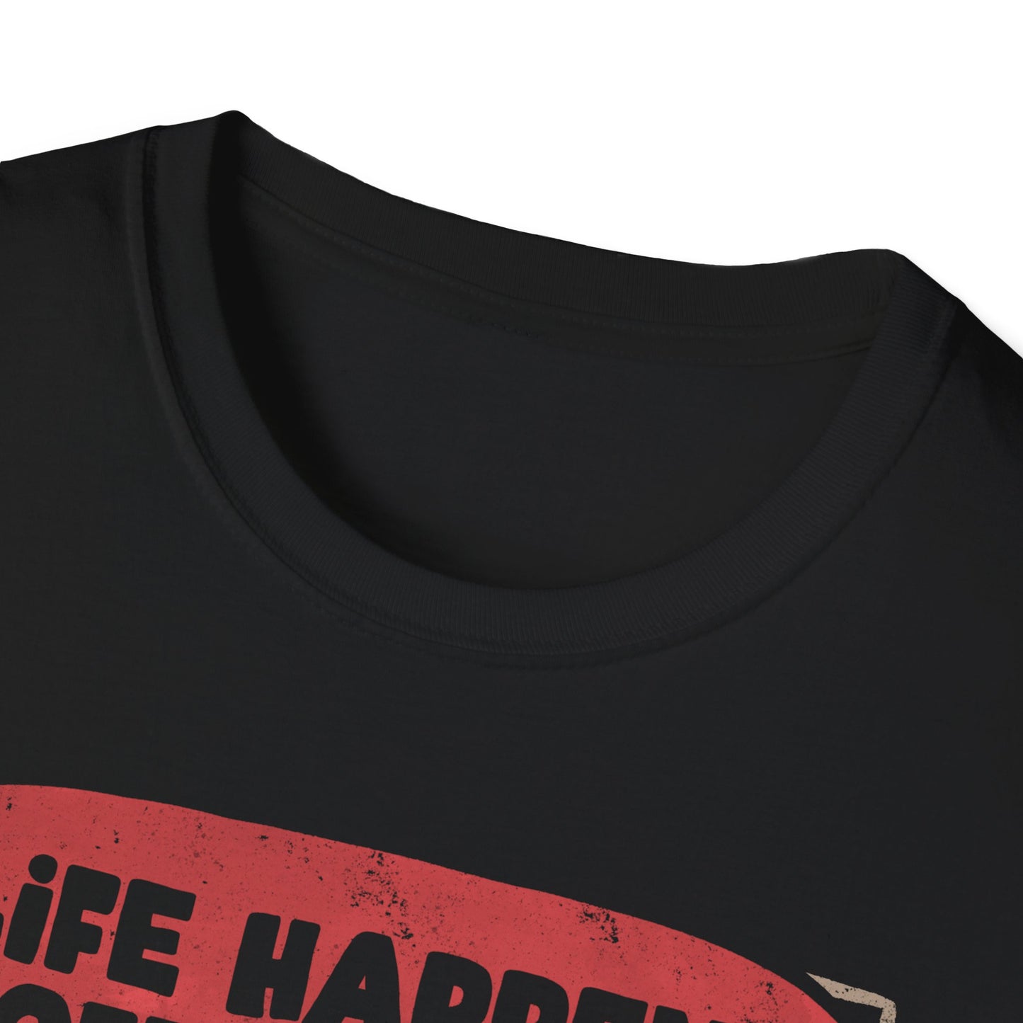 Life Happens, Coffee Helps – Funny Grim Reaper Coffee Lover T-Shirt