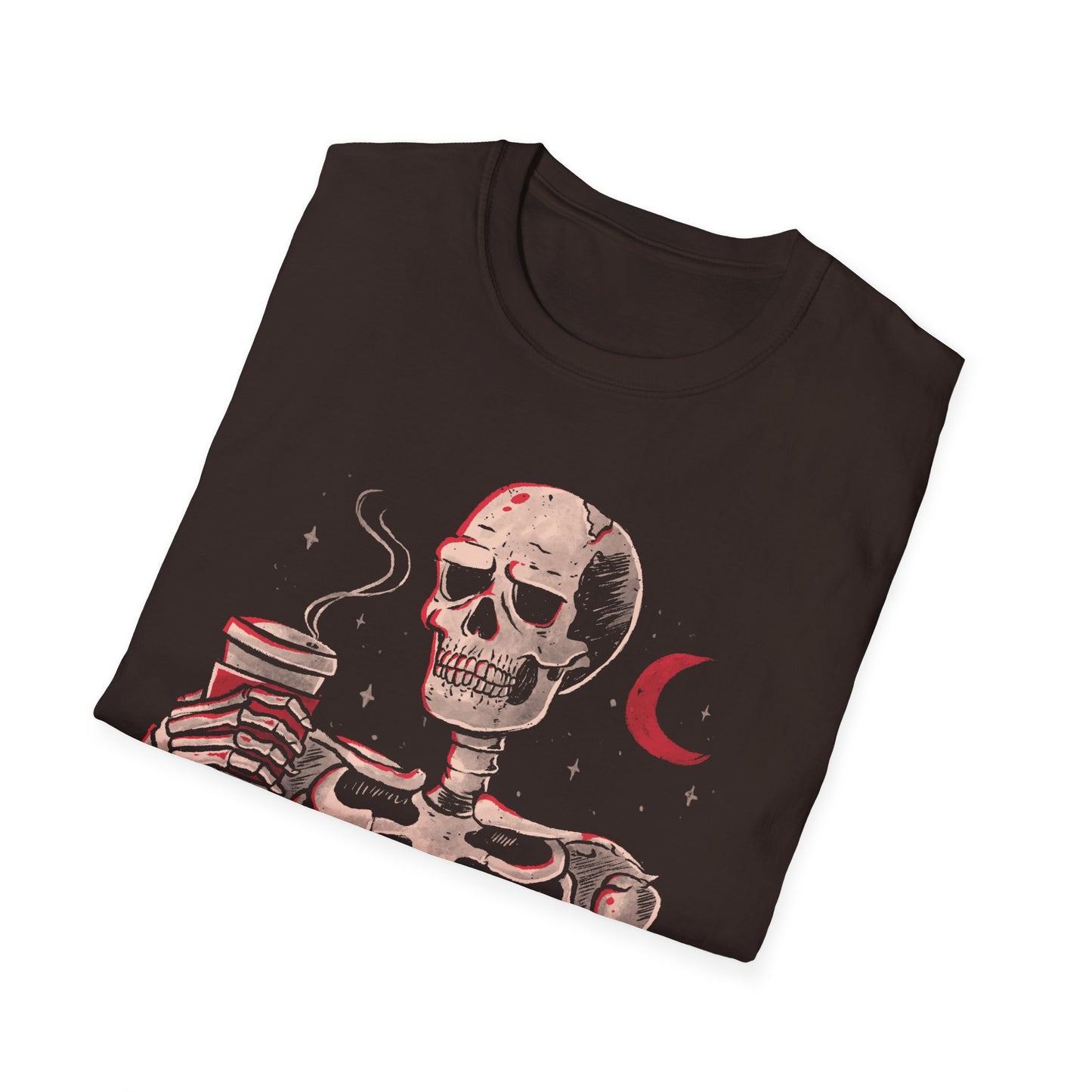 Waiting for the Coffee to Kick In – Coffee Skeleton T-Shirt