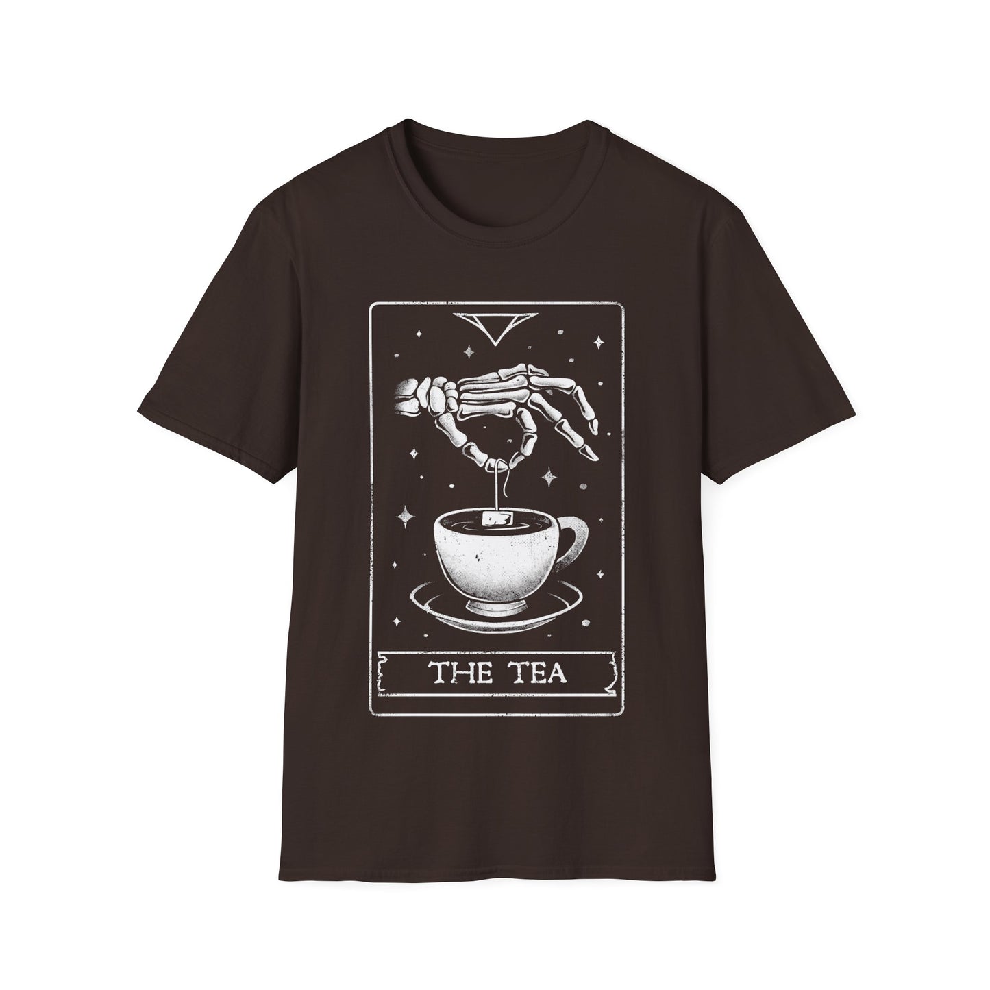 The Tea - Skeleton Tarot Card T-Shirt