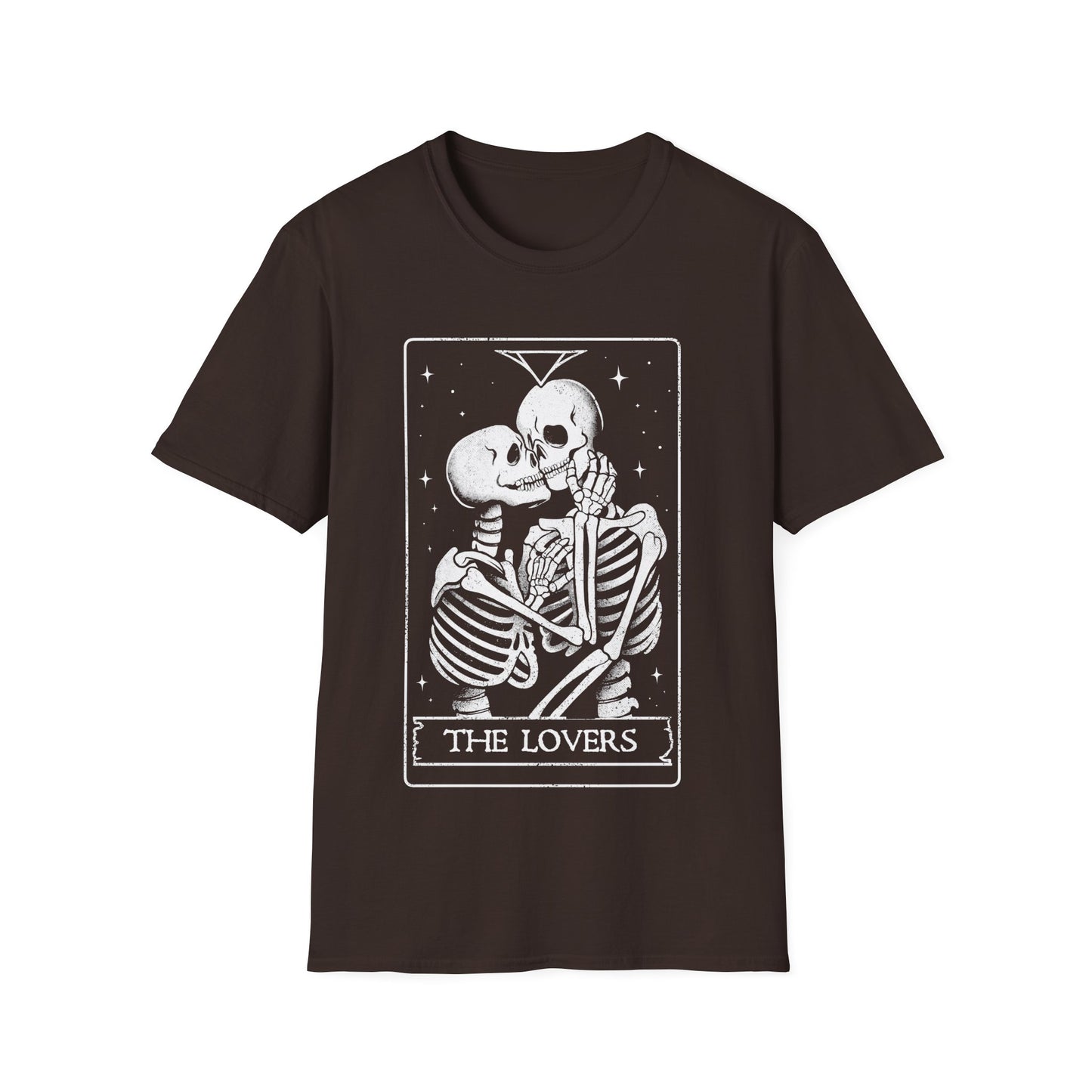 The Lovers – Skeleton Couple Tarot Card T-Shirt