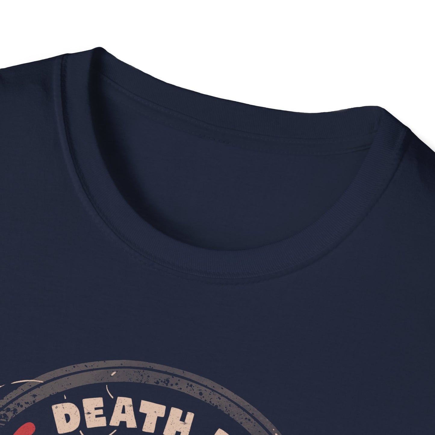 Death by Overthinking – Dark Introspective Skull T-Shirt