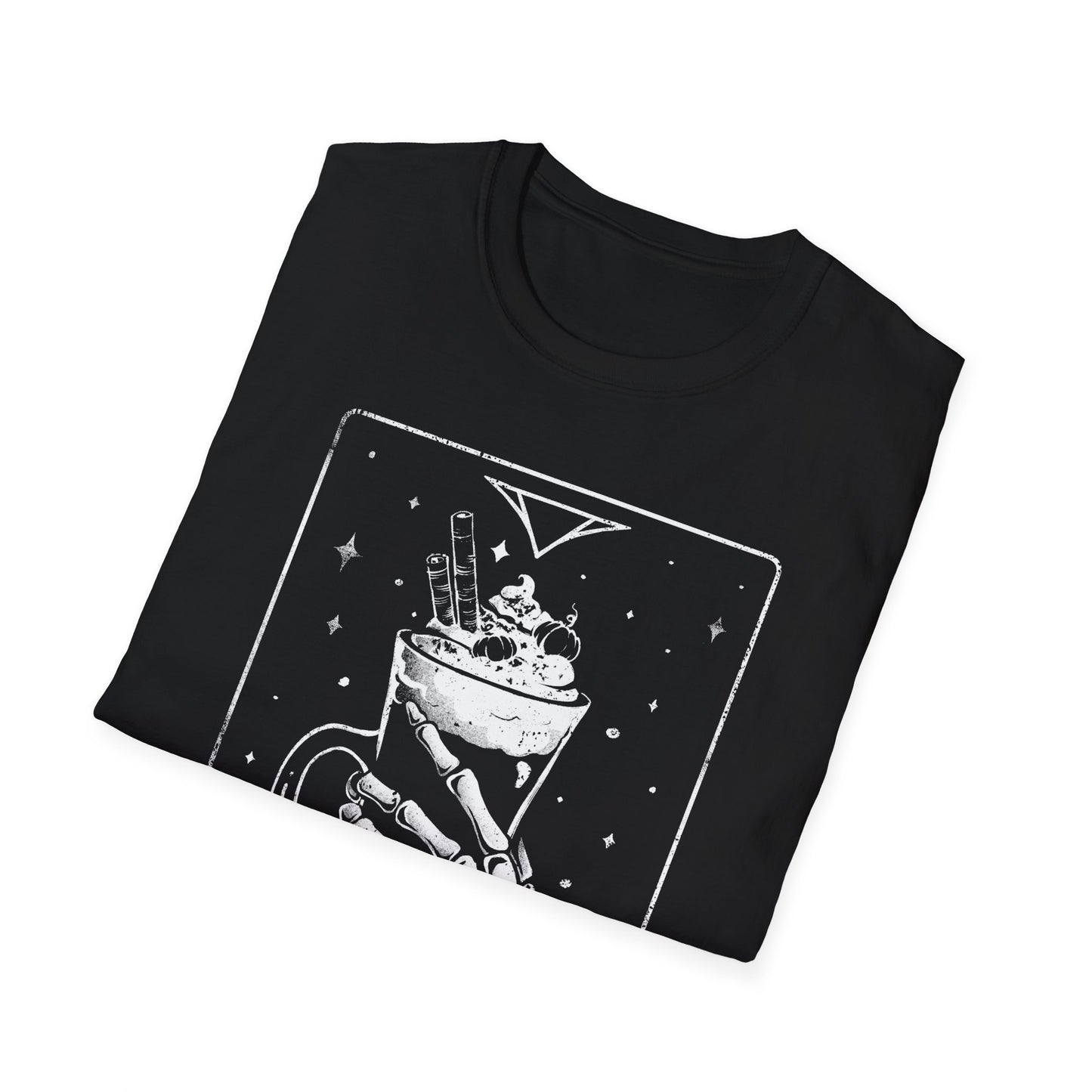 The Latte - Skeleton Tarot Card T-Shirt