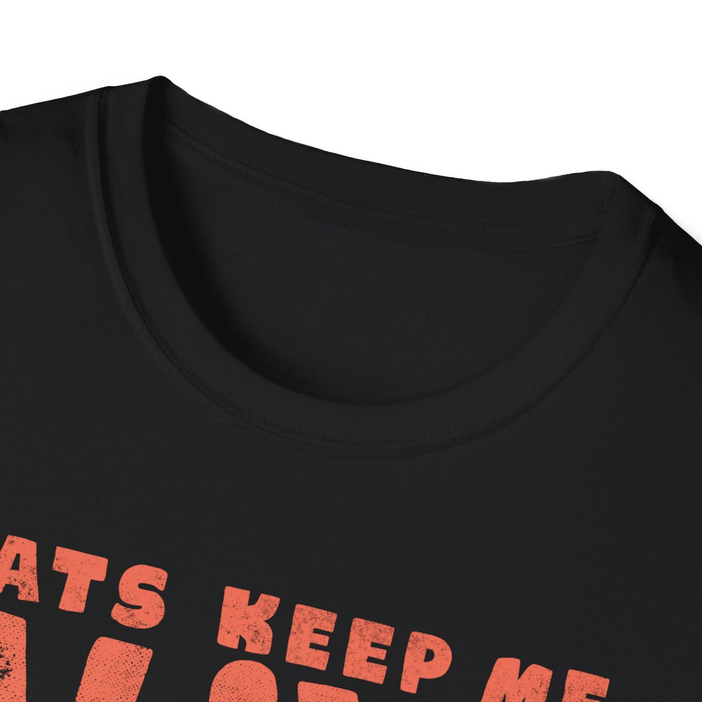 Cats Keeps Me Alive – Dark Cute Skull T-Shirt