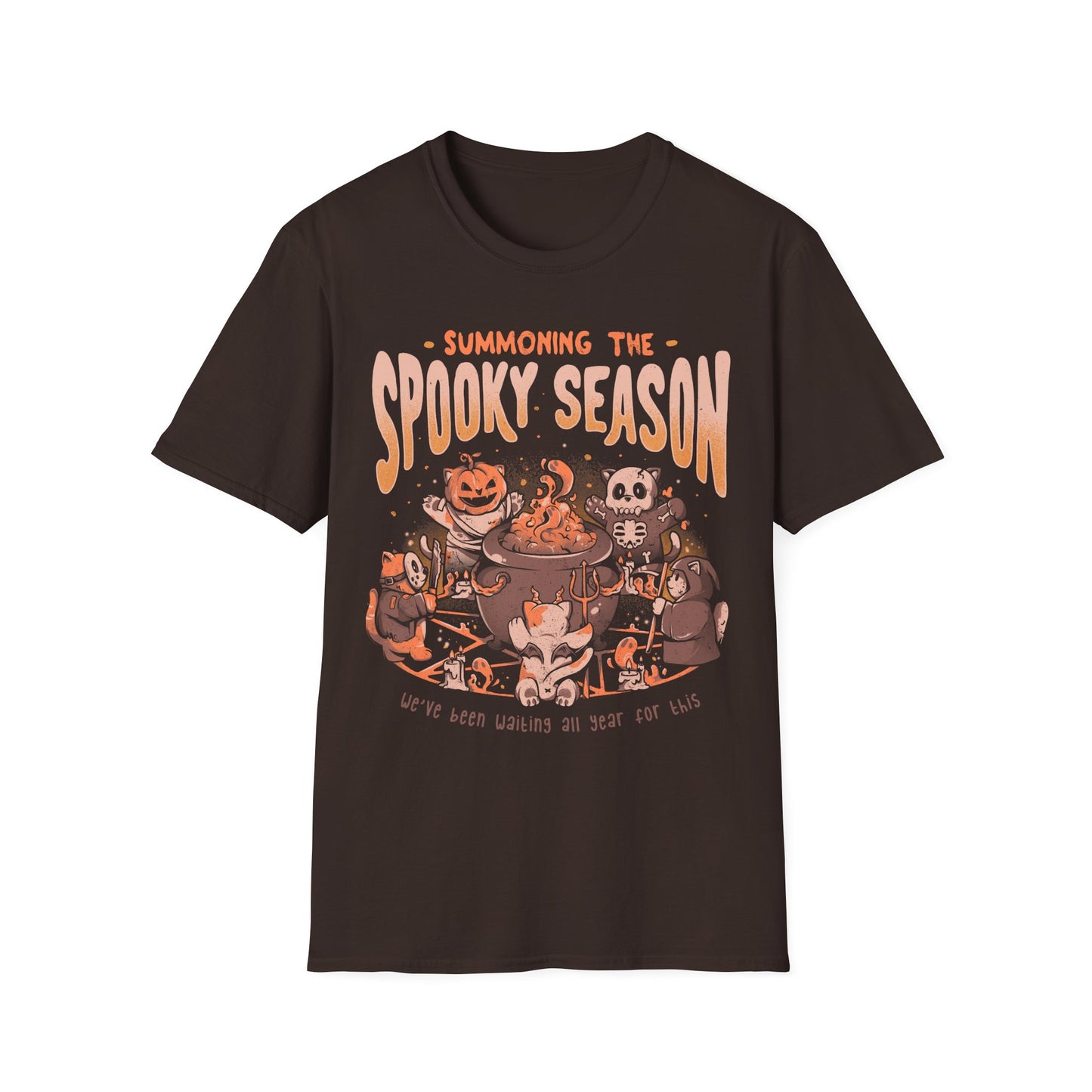 Summoning the Spooky Season – Halloween Ritual T-Shirt
