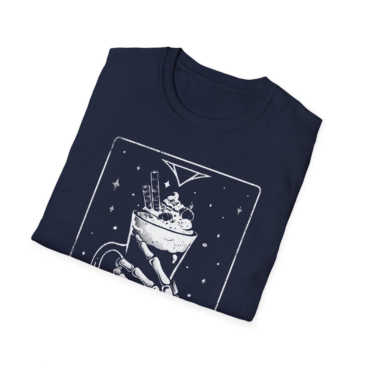 The Latte - Skeleton Tarot Card T-Shirt