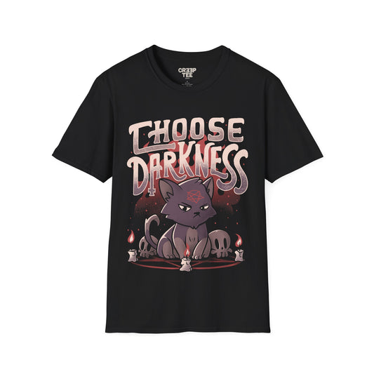 Choose Darkness – Evil Cat T-Shirt