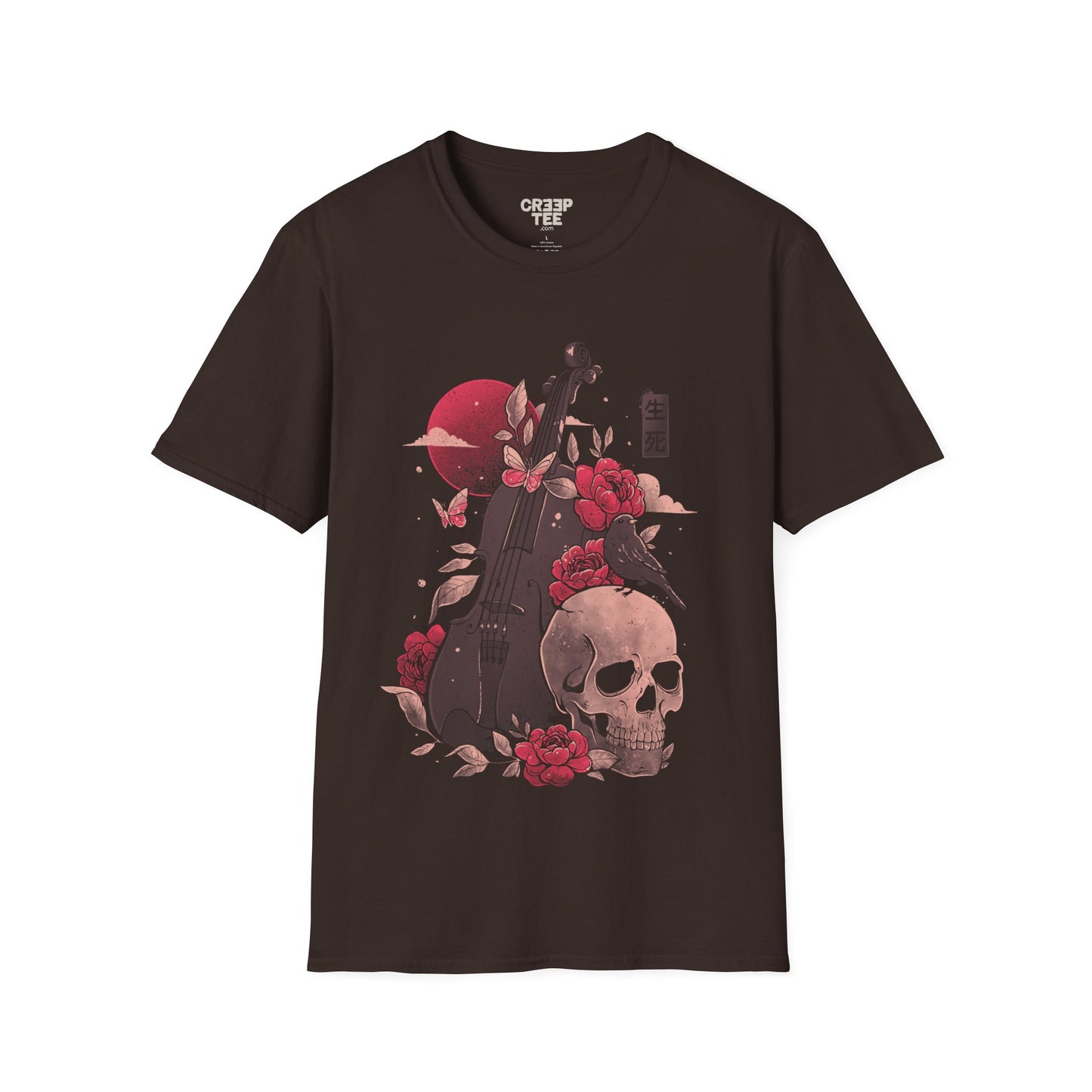 Death and Music – Cello Skull T-Shirt