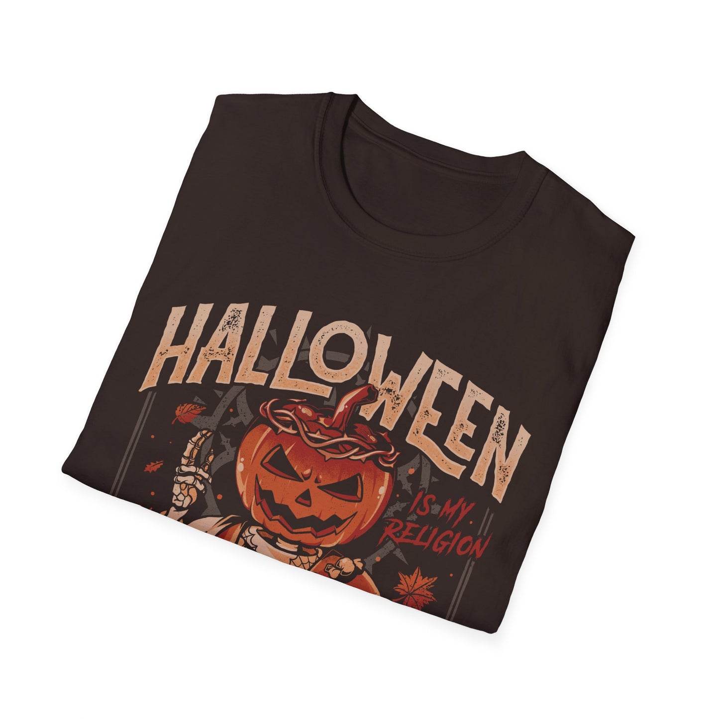 Halloween is my Religion – Pumpkin T-Shirt
