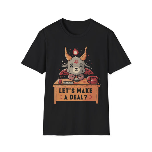 Let's Make a Deal – Ironic Baphomet Deal-Maker T-Shirt