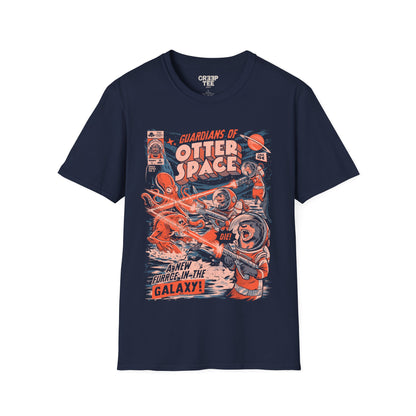 Guardians Of Otter Space - Retro Poster T-Shirt