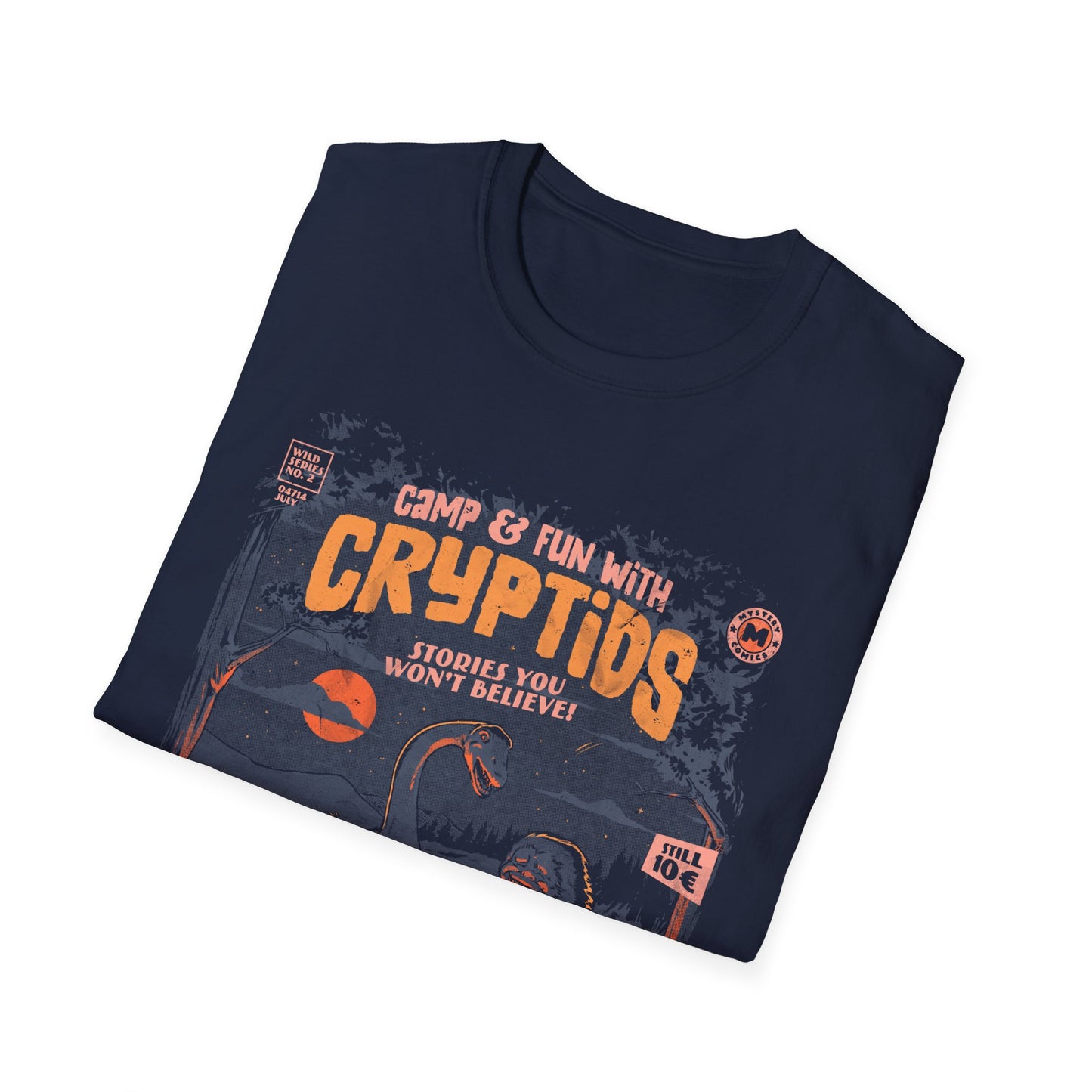 Cryptids Camp - Retro Poster T-Shirt