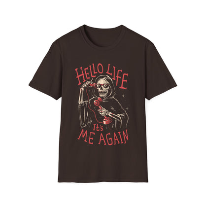 Death Call – Dark & Ironic Grim Reaper T-Shirt