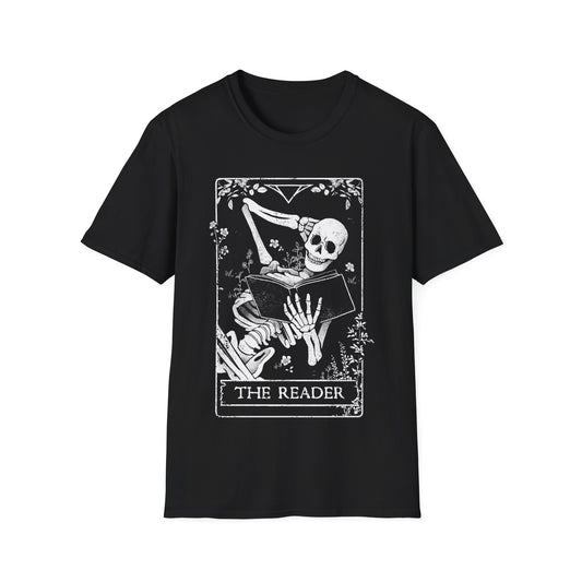 The Reader — Book Tarot Card T-Shirt