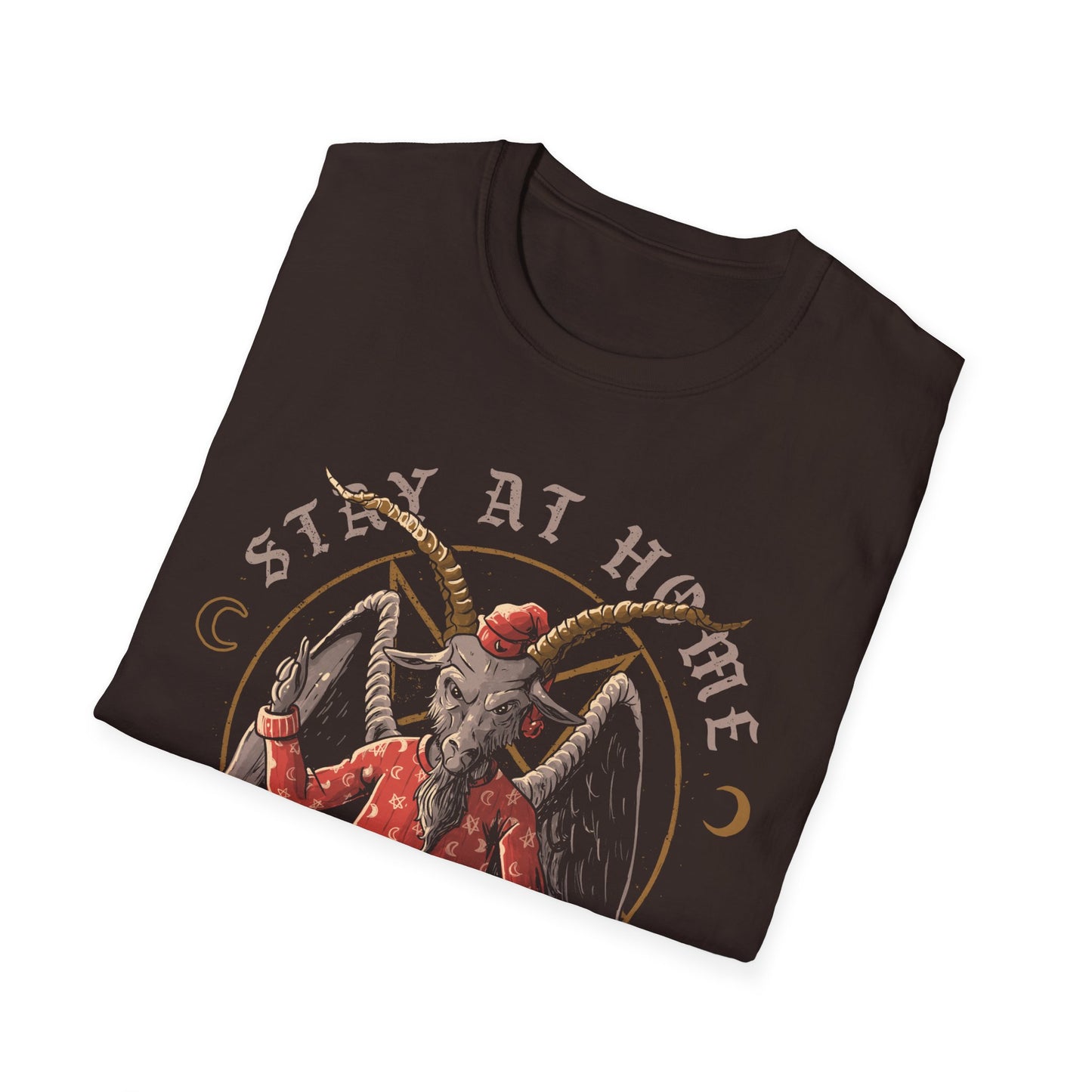 Stay At Home – Dark Baphomet T-Shirt