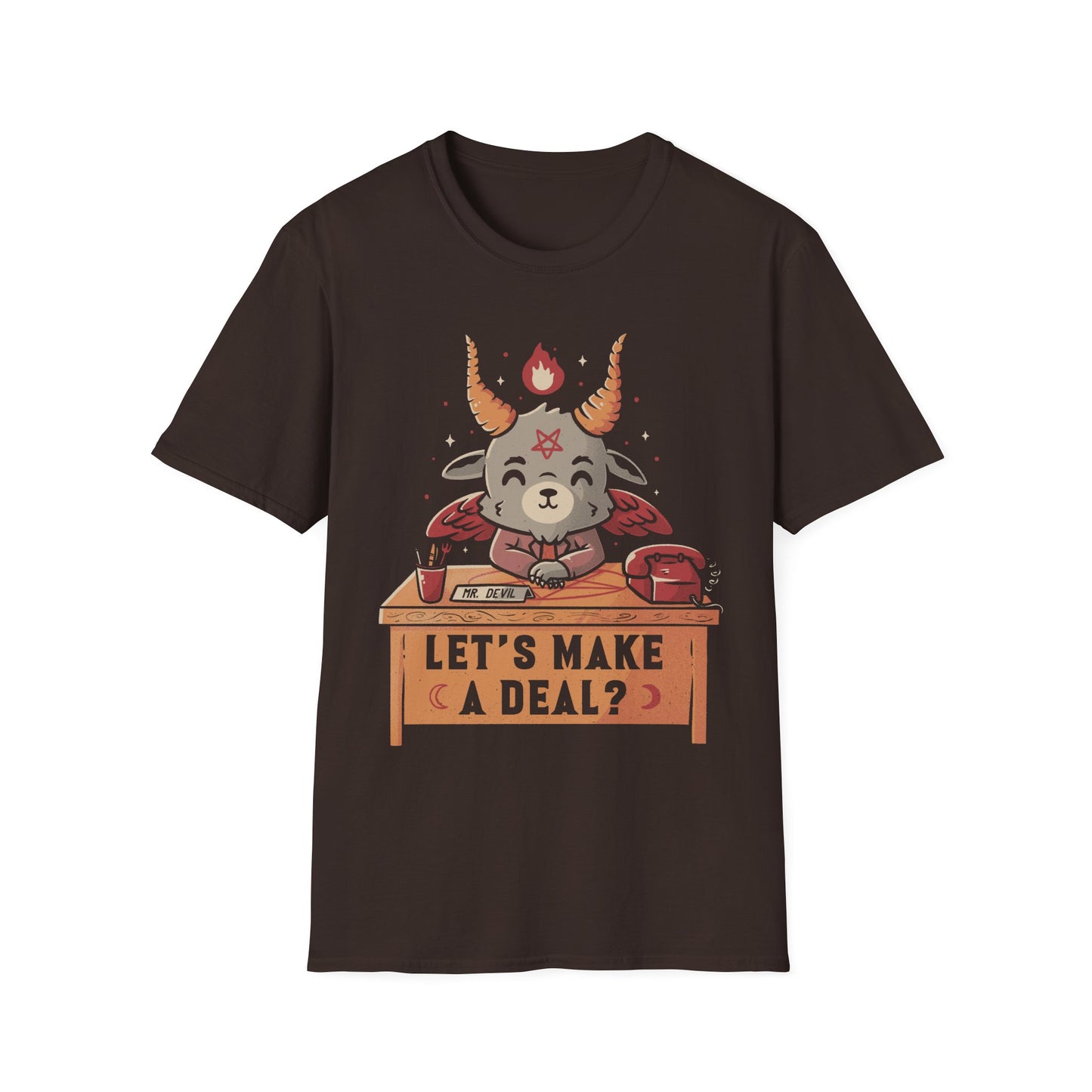 Let's Make a Deal – Ironic Baphomet Deal-Maker T-Shirt