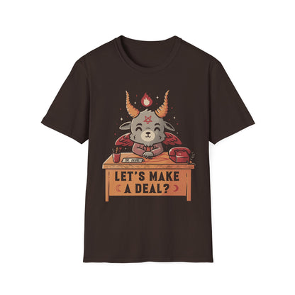 Let's Make a Deal – Ironic Baphomet Deal-Maker T-Shirt