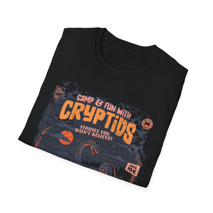 Cryptids Camp - Retro Poster T-Shirt