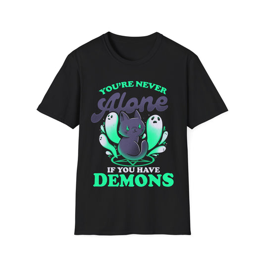 Me and My Demons – Dark Gothic Cat T-Shirt