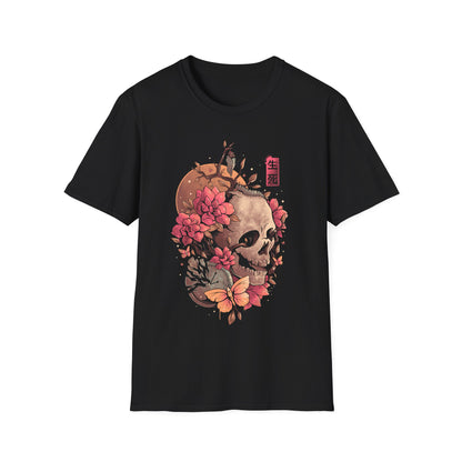 Time of the Death – Poetic Skull T-Shirt