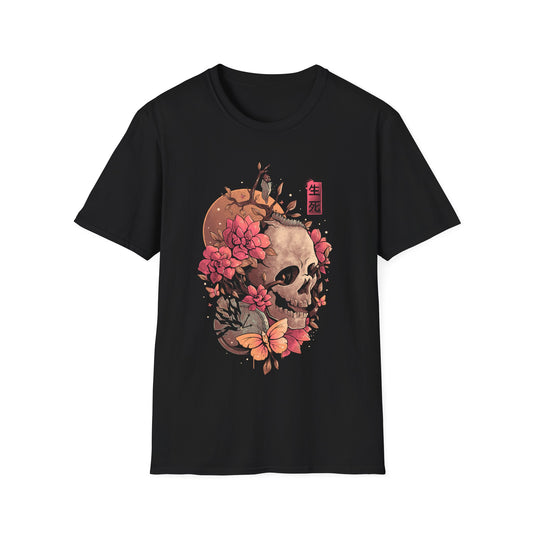Time of the Death – Poetic Skull T-Shirt