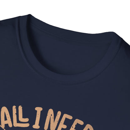 All I Need Is Pizza & Horror Movies – Dark Lettering T-Shirt