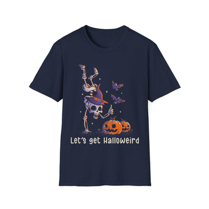 Let's Get Halloweird – Funny Halloween Skeleton T-Shirt