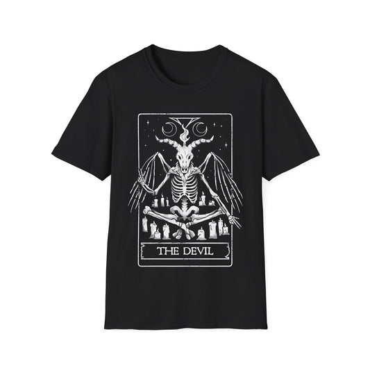 The Devil — Baphomet Tarot Card T-Shirt