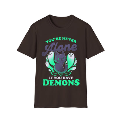 Me and My Demons – Dark Gothic Cat T-Shirt