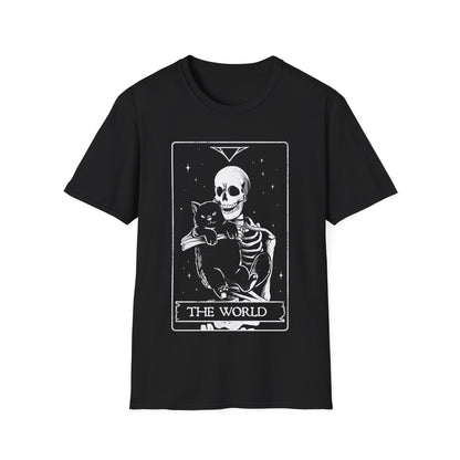 The World — Cat Tarot Card T-Shirt