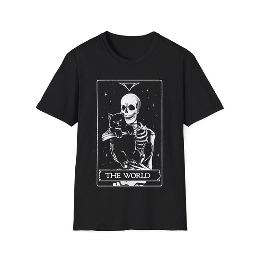 The World — Cat Tarot Card T-Shirt